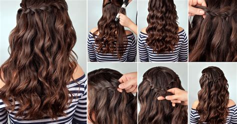 A vízesés frizura mint fejpánt