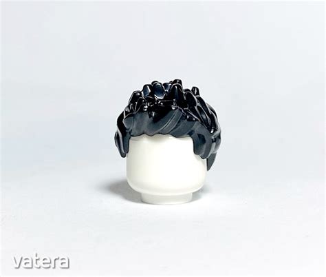 LEGO fekete haj alkatrész