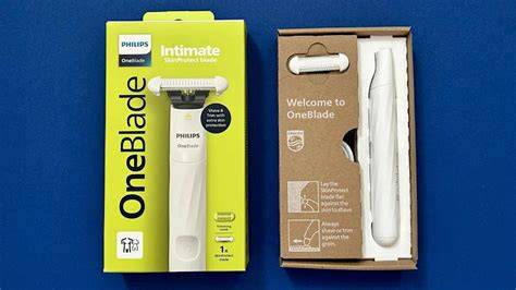 infografika a OneBlade Intimate jellemzőiről