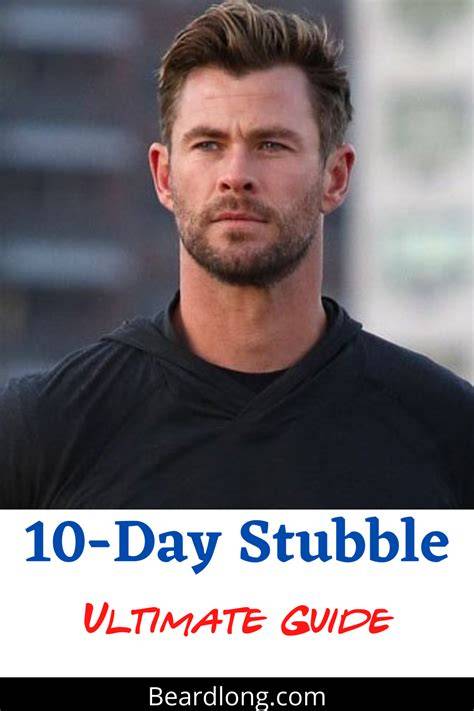 heavy stubble 10 napos borosta
