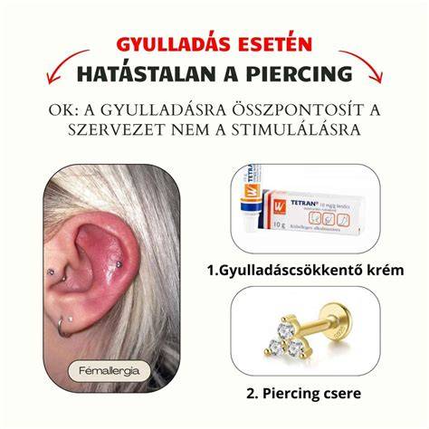 Helyes piercing utókezelés eszközei