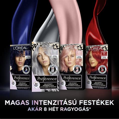 Garnier és L'Oréal Paris hajfesték dobozok