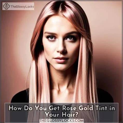 rose gold tint styling infographic