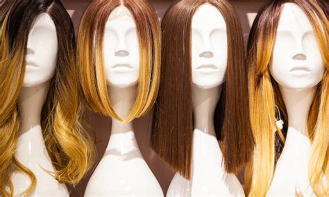 Különböző típusú emberi és műszálas póthajak összehasonlítása