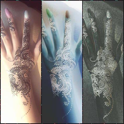 henna festés tippek diagram