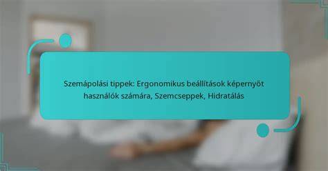 szemápolási tippek diagram