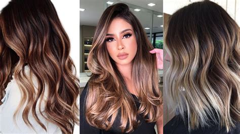 Balayage különböző hajszíneken