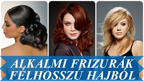 Különböző stílusú copfok félhosszú hajból