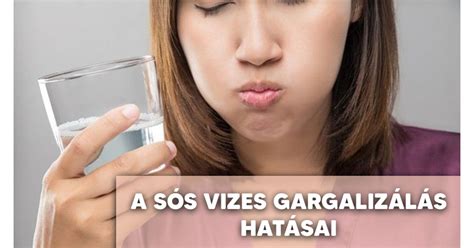 Sós vizes gargalizálás