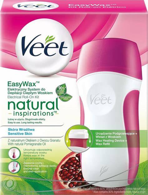 Infografika: Veet EasyWax Set I összetevők és lépések