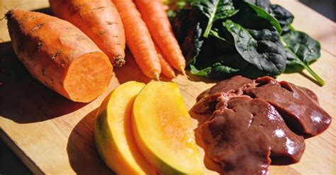 A-vitaminban gazdag élelmiszerek
