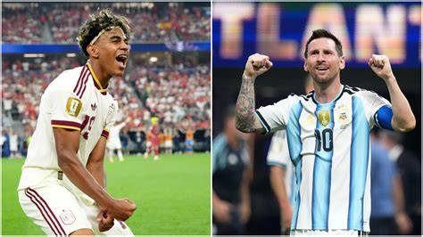 2007-es közös fotó Messi és Yamal