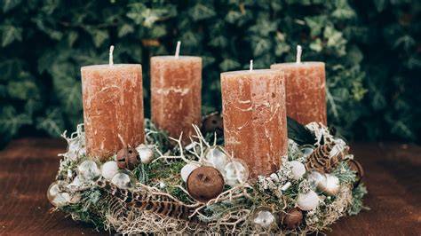 adventi koszorú alapok és díszítés