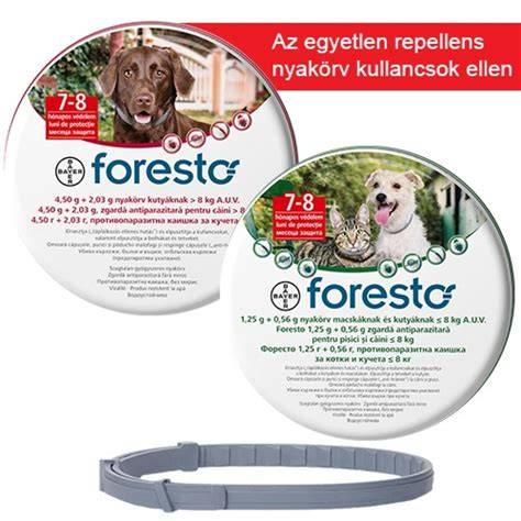 Foresto bolha- és kullancsnyakörv működési elve
