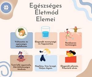 Az egészséges életmód elemei
