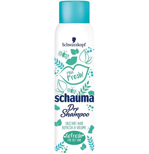 Schauma Miss Fresh szárazsampon használatban