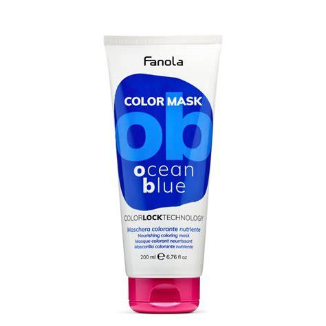 Fanola Color Mask Ocean Blue - színező hajpakolás