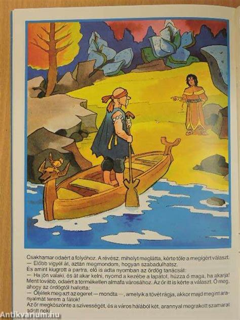 Az ördög három arany hajszála - magyar népmese illusztrációja