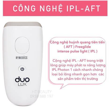 DUO IPL AFT készülék kezelőfej használat közben