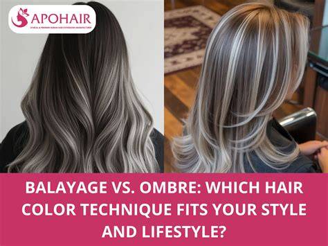 balayage lifestyle illusztráció