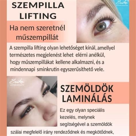Infografika a szempilla lifting folyamatáról