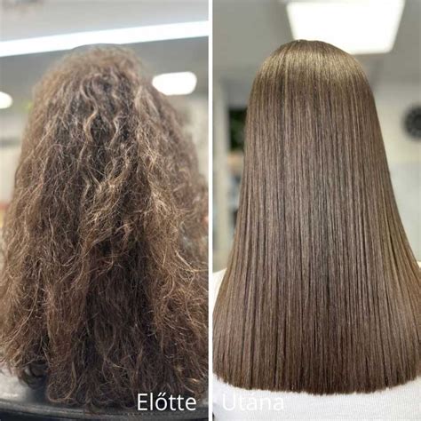 A keratinos hajegyenesítés folyamata