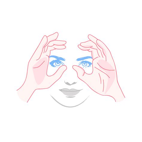 Illusztráció arcjóga gyakorlatokhoz