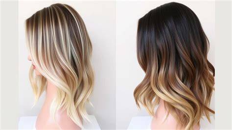 Infografika: Balayage, Ombré, Babylights és Chunky Highlights összevetése
