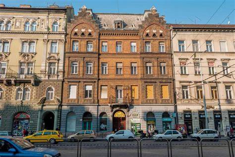 Budapest - Ferenc körút látképe