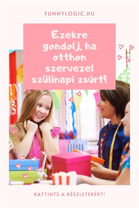 születésnapi zsúr gyerekeknek