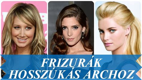 hosszúkás arcformához illő frizurák