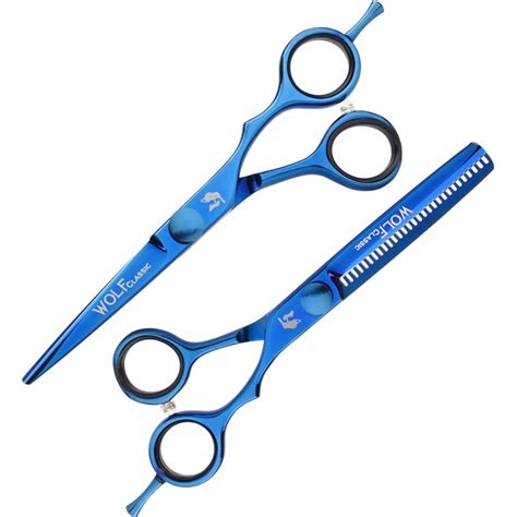 Különböző nyél stílusú fodrász ollók