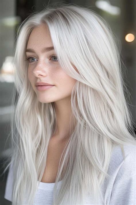 paired image concept illustrating icy blonde tones