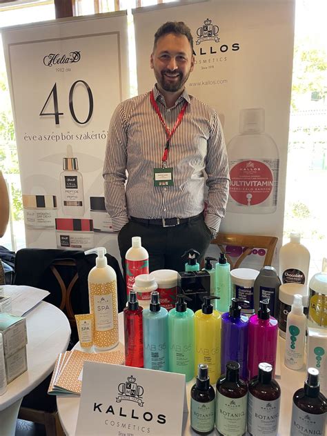 Kallos Cosmetics logó és termékek