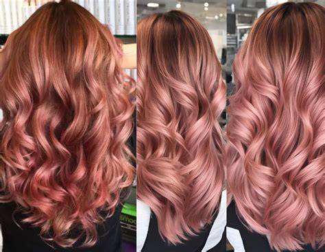 rose gold hair aftercare infographic