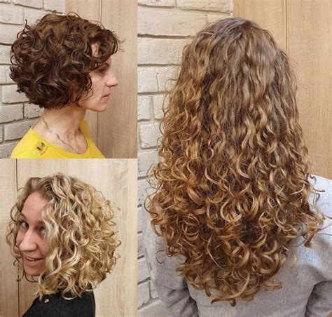 göndör haj réteges vágása