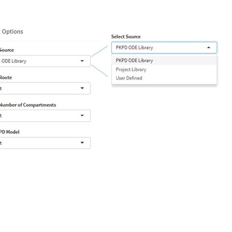 model selection interface diagram
