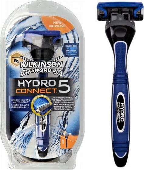 A Wilkinson Sword Hydro Connect 5 borotvafejének részlete