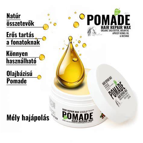 pomade és ecset használata
