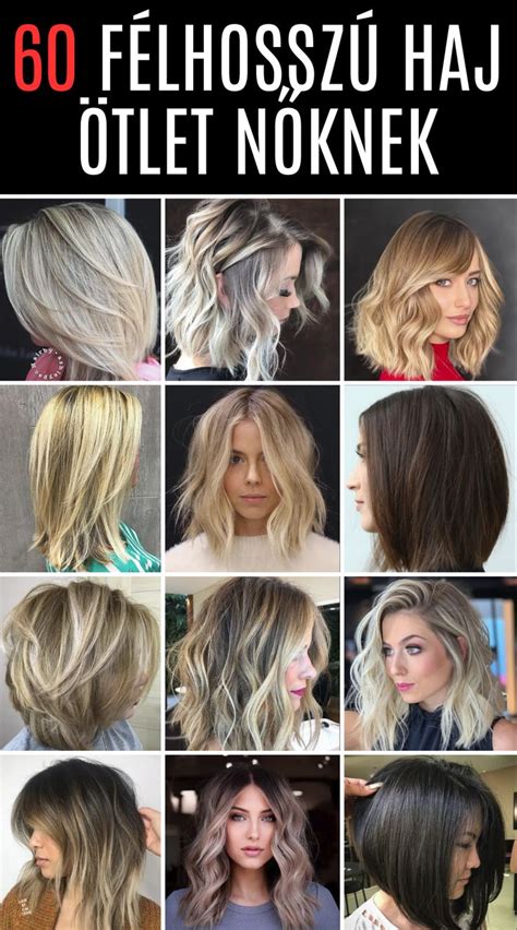 Félhosszú haj stílusok