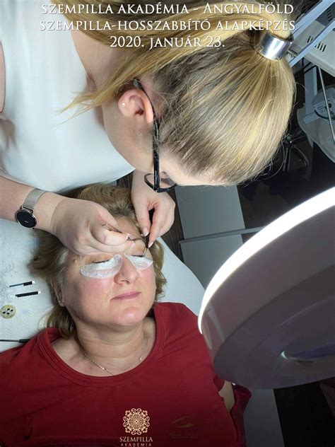 Szempillaépítés folyamata