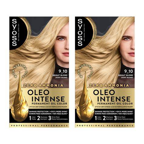 Oleo Intense hajfesték fő összetevői vizuális ábrázolás