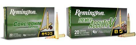 Remington Core-Lokt és AccuTip lőszerek