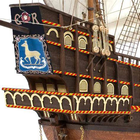 A Golden Hind felépítése és arculata a korabeli metszeteken