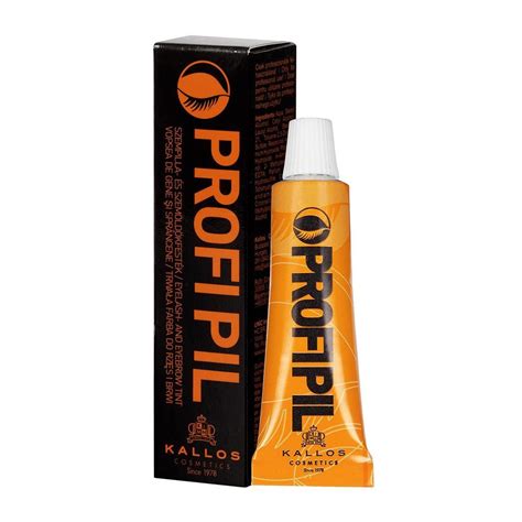 Kallos Profi barna szempilla és szemöldökfesték tubus 15ml