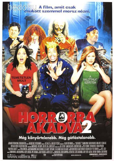 plakát: Horrorra akadva - promóciós kép szereplőkkel
