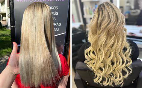 Balayage festés vizuális átmenet Budapesten