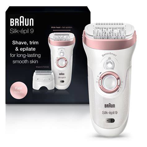 braun epilator overview infographic