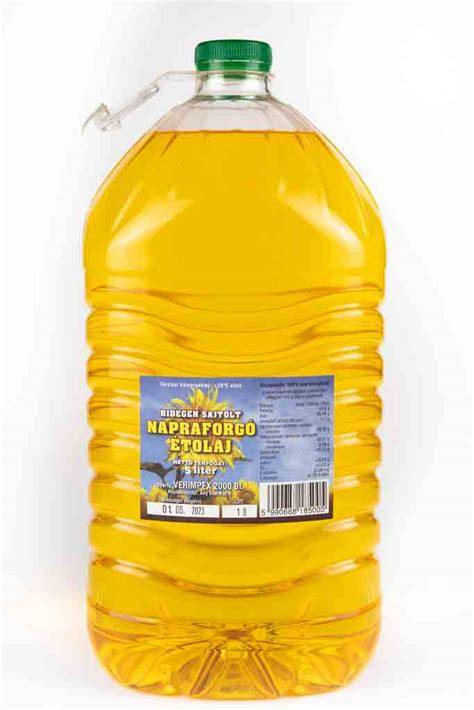 napraforgo olaj csepp a kanálon