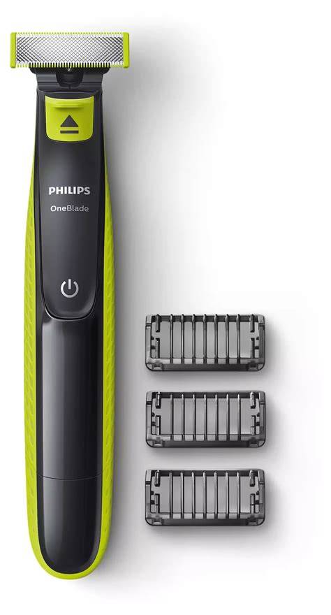 Philips OneBlade QP2520/20 grafikus áttekintő ábra: vezetőfésűk és pengék
